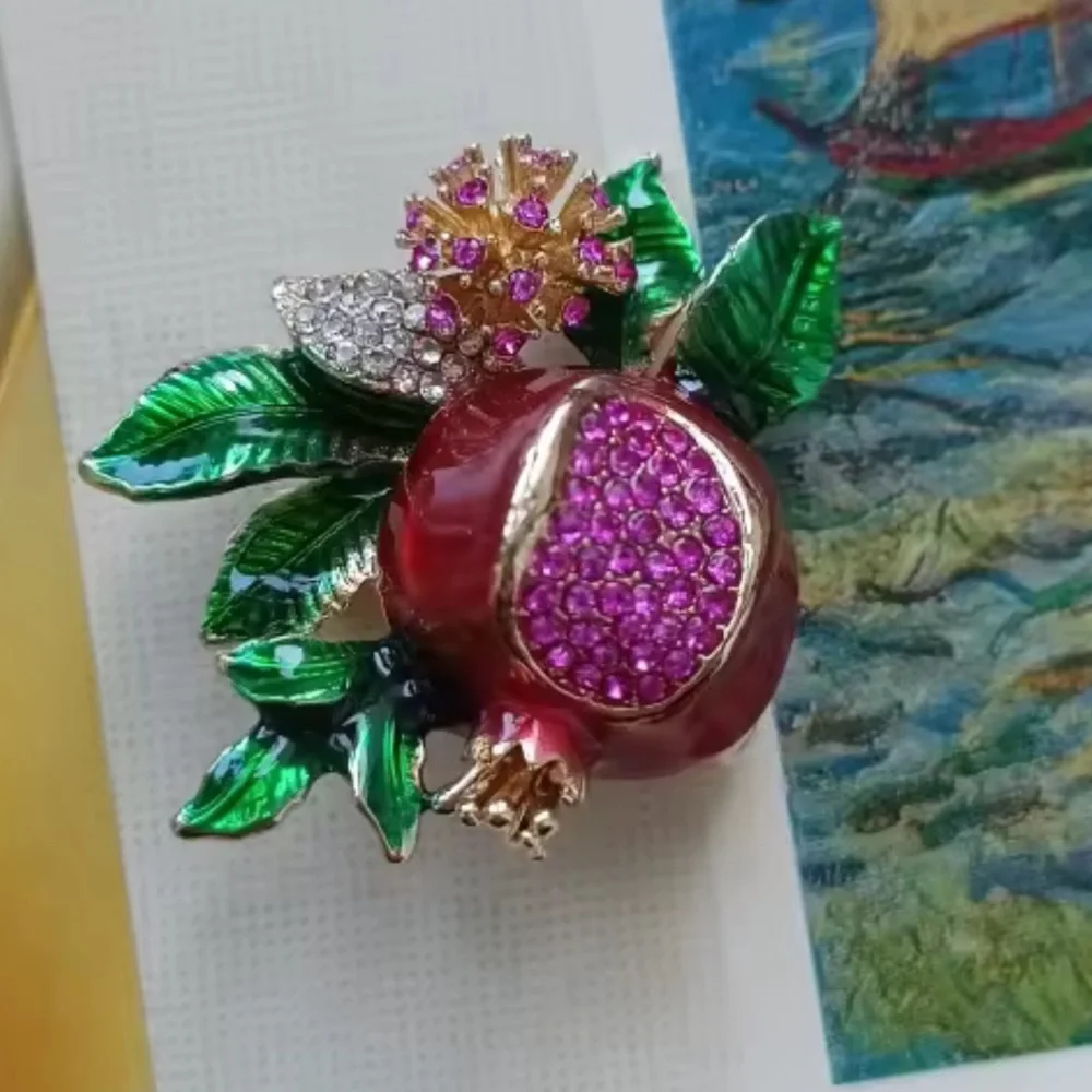 Anthropologie vibrant brooch